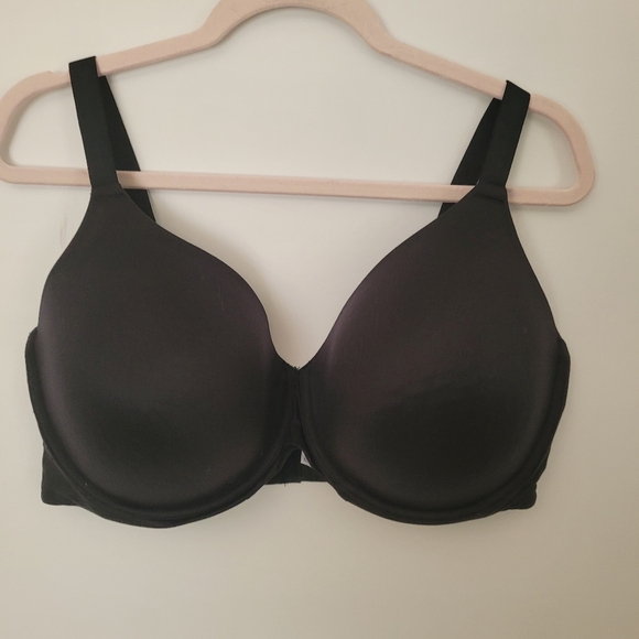 AUDEN  42DDD Lightly Padded Underwire Bra Adjustable Crisscross Back Black - Picture 1 of 11